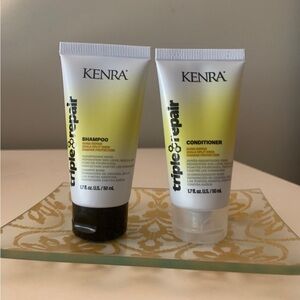 Kenra Triple Repair Shampoo and Conditioner Mini Travel Size 1.7 oz